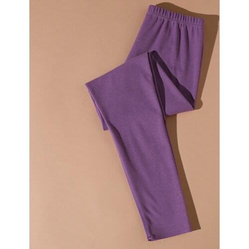 Women 2021 Autumn Winter Warm Plush Cashmere Leggings Female Casual Thick Pants Ladies High Waist Slim Fitness Sweatpants E491