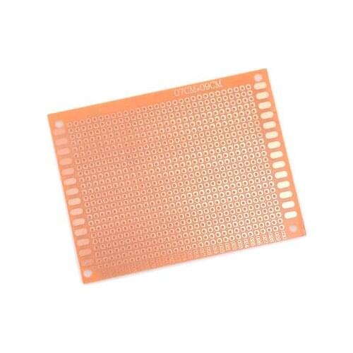 100PCS x 7x9 cm Single Side PROTOTYPE PCB 7*9 panel Universal Board 2.54mm bakelite plate Board 1.5mm thickness