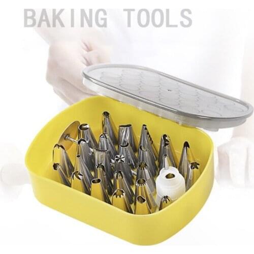 30 Pcs/set Cake Decorating Set Stainless Pastry Nozzles Cake Turntable Set Cakes Baking Tools Caking Decorating Tools 2020
