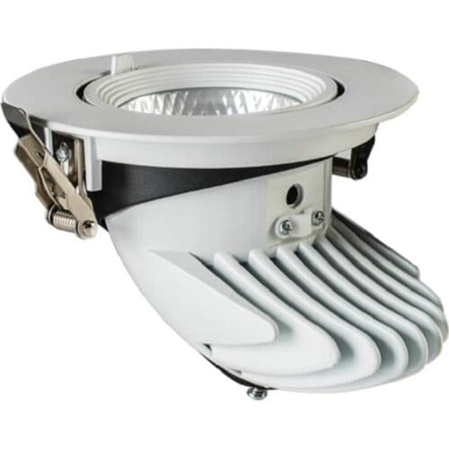 30W 40W 50W Adjustable COB LED Downlight Rotatable LED Light Recessed Ceiling Lamps 8PCS/LOT