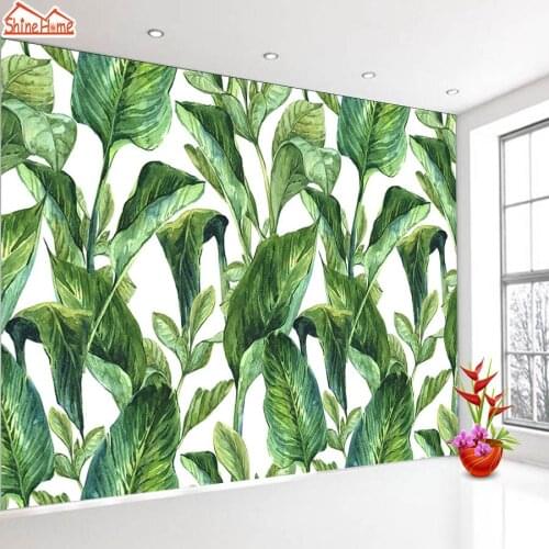 3d Photo Mural Wallpaper Wallpapers for Living Room Girl Wall Papers Home Decor Peel and Stick Paper Bedroom Banana Leaf Rolls
