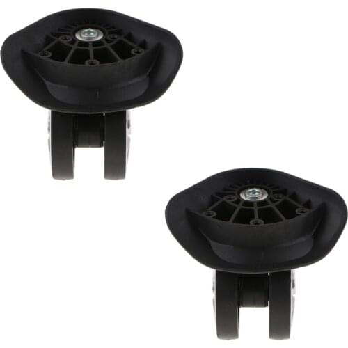 4 Packs Replacement Swivel Wheels Casters Dual Roller for Luggage J-049A