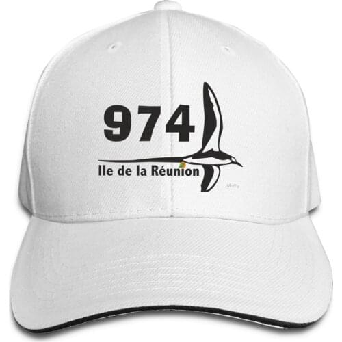 974 Reunion Island Drawing fishing hip hop hat R181 Casual Graphic Mens Womens caps