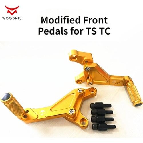 Suitable for SOCO TC/TS Scooter Accessories Modified Front Pedals CNC aluminum alloy
