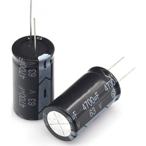 63v4700UF volume 22x40mm Aluminum electrolytic capacitors 63v4700UF 2pcs