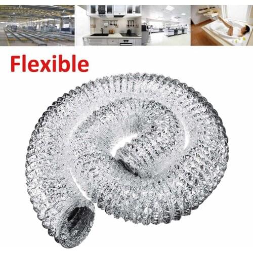 Aluminum Air Ducting for Ventilation, Dryer Vent Hose Flexible Air Duct for Heating and Cooling Ventilation and Exhaust