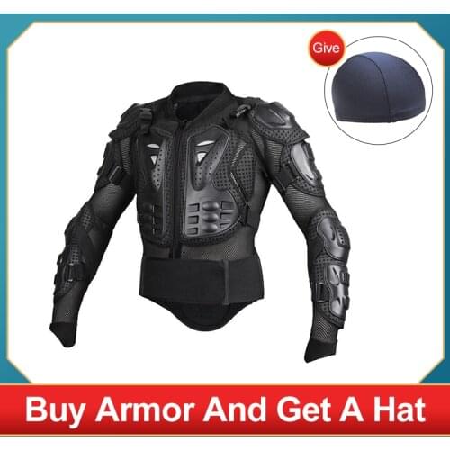 Motorcycle Armor S-XXXL Racing Full Body Armor Protector adjustable Chest Shoulder Gear Armor Protector accessories hat gift