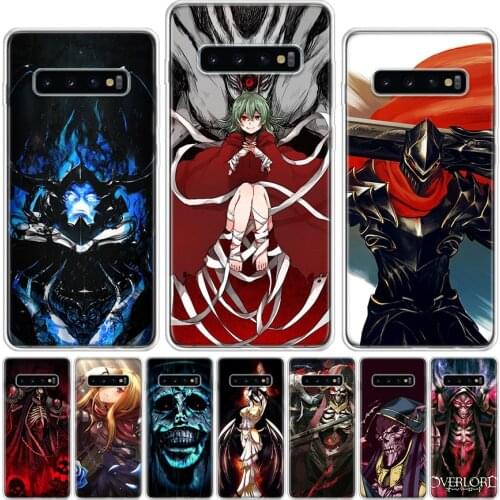 Anime Overlord Phone Case For Samsung Galaxy A51 A71 A50 A70 A80 A90 A01 A6 A7 A8 A10 A10S A20S A20E A30 A40 Plus Cover