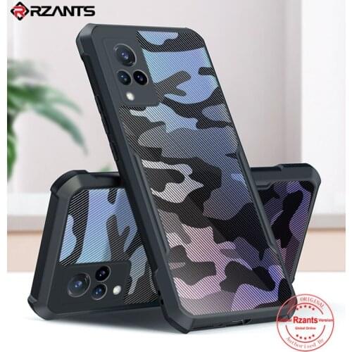 Rzants For VIVO V21 VIVO V20 VIVO V20 Pro V20 SE Case Camouflage Military Shockproof Slim Half Clear Cool Cover Back Casing