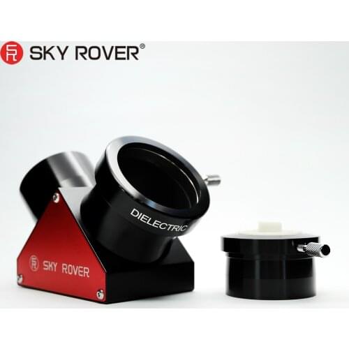 High-power Zenith Mirror 2 Inch Diagonal Mirror 99% Reflection For Telescopes Aluminum Precision With 2" To 1.25" Adapter