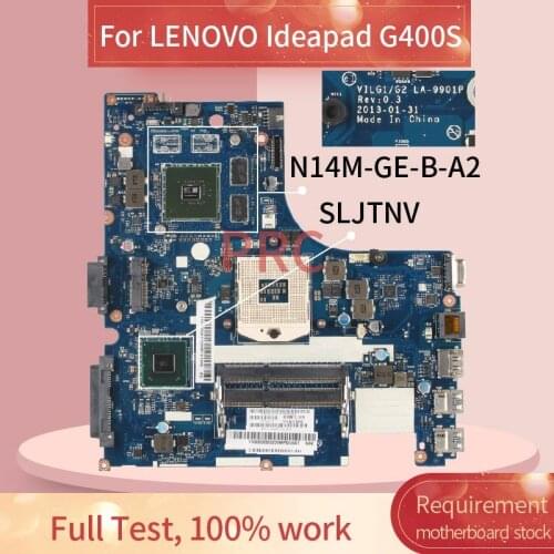 For LENOVO Ideapad G500S Laptop Motherboard LA-9901P N14M-GE-B-A2 SJTNV HM70 DDR3 Notebook Mainboard