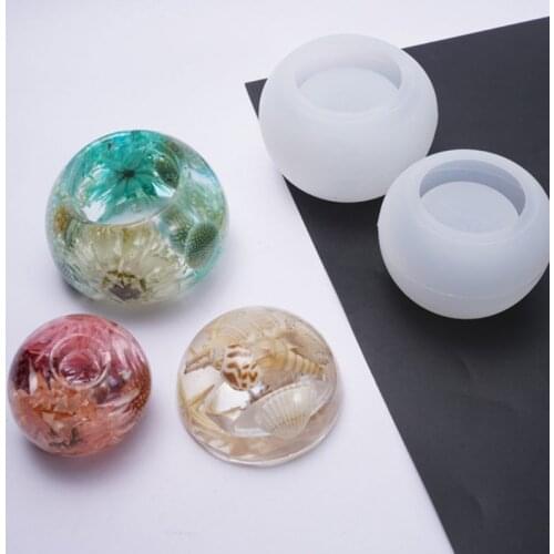 Crystal Epoxy Resin Mold Pen Container Storage Holder Casting Silicone Mould DIY Crafts Desktop Decoration Making Tools