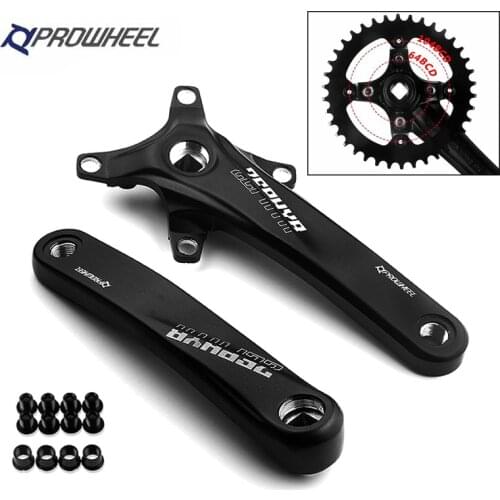 Prowheel Bicycle Crank 170/175mm Mountain Bike Crankset 104/64 BCD Square Hole Cranks 8/9/10/11/12Speed MTB Accessories