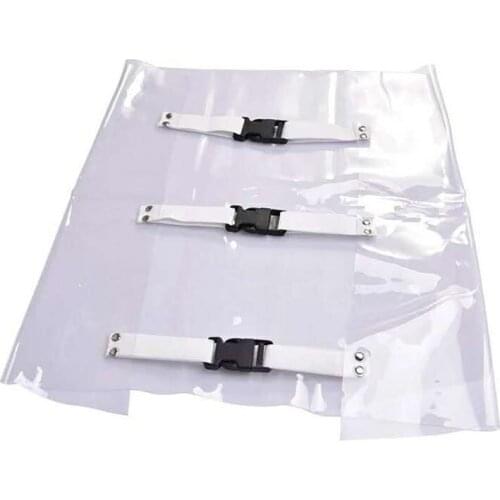 Dental Chair Foot Pad Dental Mat Cushion Seat Unit Dustproof Cover Plastic Clear Protector Tool With Elastic Bands Clinic Supply