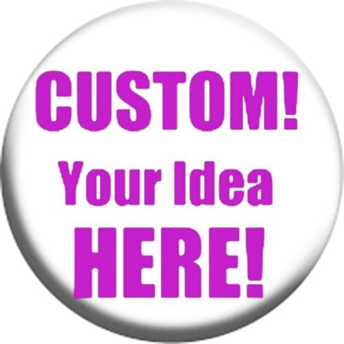 Custom! 12mm/18mm/20mm/25mm photo Round glass cabochon demo flat back Making findings snap button Y888