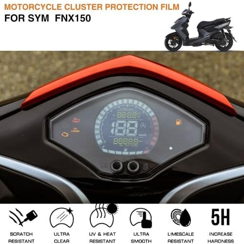 Fit For SYM FNX150 Motorcycle Cluster Screen Sticker Protector Dashboard Instrument Speedometer Scratch Protection Film