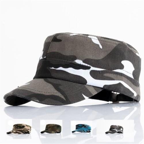 New camouflage flat hat dome hat multicolor wholesale camouflage military hat outdoor leisure