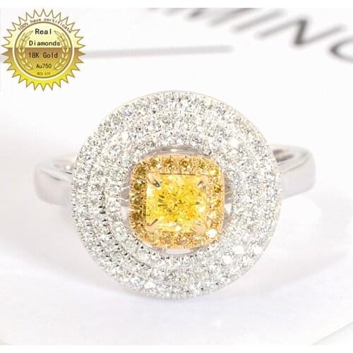 100% 18K white gold natural diamond necklace all use 0.65 diamond D-M003