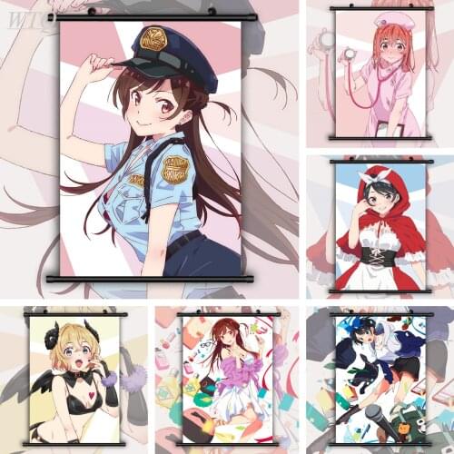 Rent A Girlfriend Chizuru Mami Sumi Ruka Anime Posters Canvas Painting Wall Decor Wall Art Home Decor Photos for Childrens Room