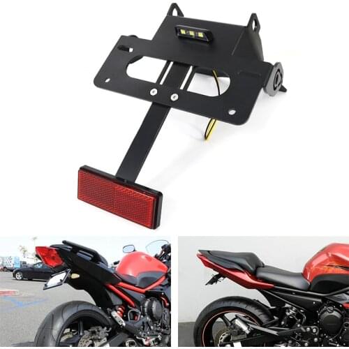 Fit For YAMAHA FZ6 / Fazer 2004-2009 Tail Tidy Fender Eliminator Kit License Plate Holder Bracket FZ 6 Fazer 2005 2006 2007 2008