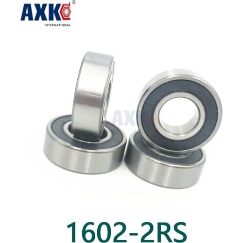 Axk 1602rs Bearing 6.35x17.462x7.938mm Abec-1 (10pcs) Inch 1602 Rs Rz 2rs Ball Bearings 1602-2rs Bearing
