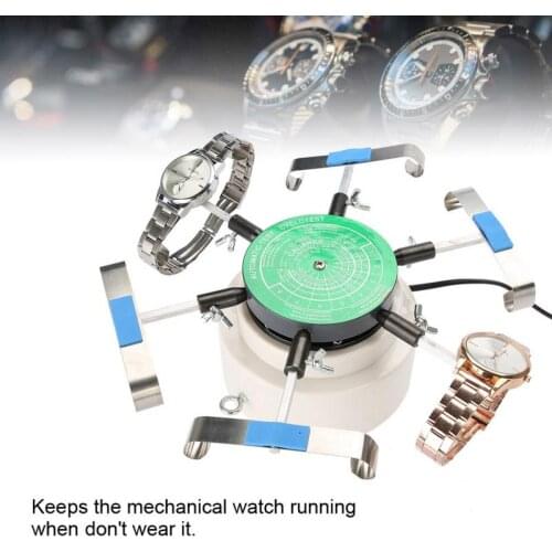 Professional Automic-Test Wristwatch Tester Test Machine Mechanical Watch Automatic Watch Winder for six watches at one time