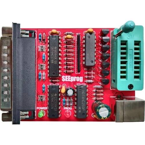 SEEprog Programmer Serial EEPROM SPI Burner Supports All 24 93 25 Series Chips