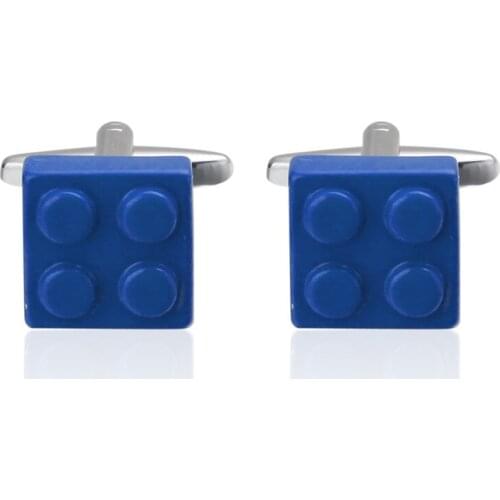 Luxury shirt Building blocks Cufflinks brand Hipster Cufflinks For Men Gift for Husband Gift for High Quality Men Gift