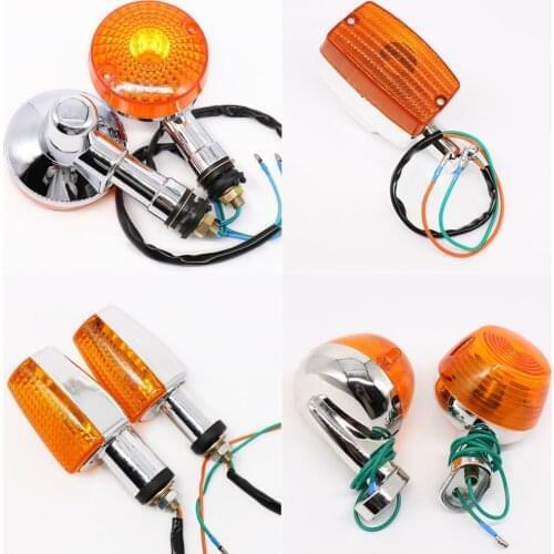 12V Motorcycle Warning Signal Light For KTM Suzuki Honda JH70 GS125 WY125 GN125 Indicators Blinker Flashers Light Turn Lamp