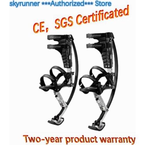 Skyrunner For People Weight:66~110 lbs/30~50kg black Jumping Stilts/skyrunner/Jump shoes/Flying Shoes
