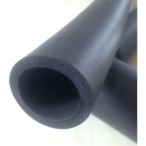 Inner diameter 6mm thickness 5mm Fitness Equipment Sponge Foam Pipe Thermal Insulation Rubber Bars Tube 1M Black