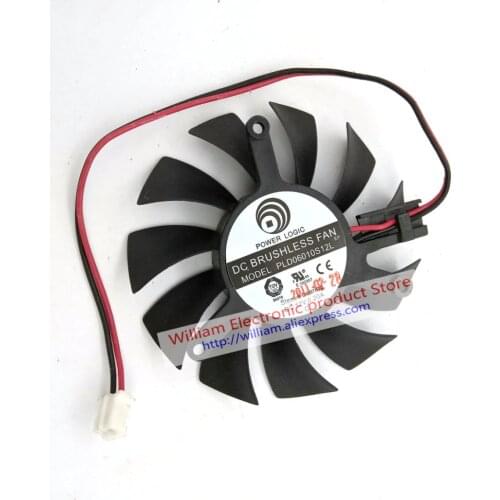 New Original 2Lines 3Lines PLD06010S12L 12V 0.20A 4Lines PLD06010B12H 0.30A Diameter 55MM pitch 39MM Graphics card cooling fan
