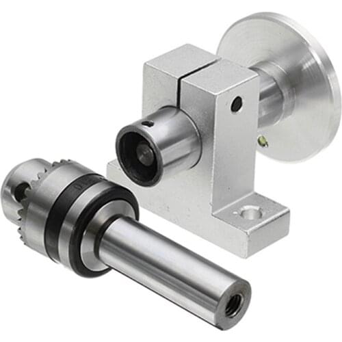 Live Lathe Center Head With Chuck Diy Accessories For Mini Lathe Machine Revolving Centre Woodworking Tool