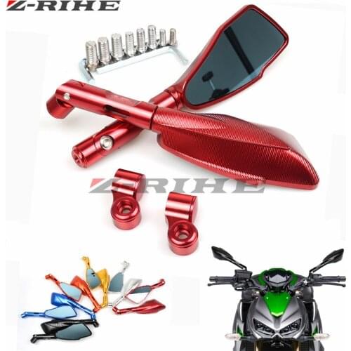 Motorcycle Mirrors motorbike moto CNC Rearview side Mirror Aluminum For suzuki YAMAHA XJR400 XJR1200 XJR1300 XJ600 XJ6 all year