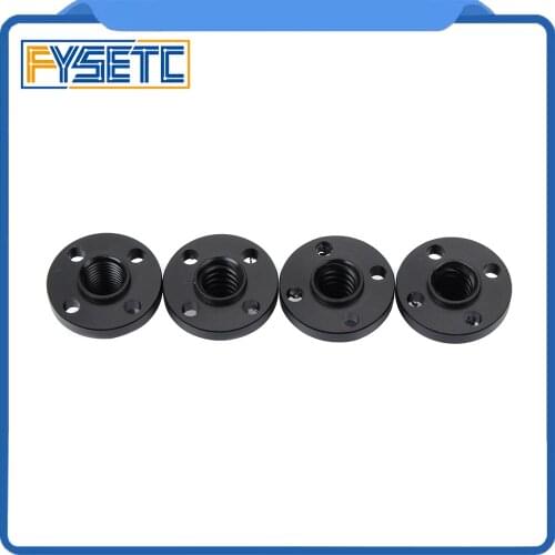 1Set 3D Printer Z Axis Trapezoid Motor Screw Nuts T8 Nut Trapezoidal Screw Nut POM Nut Lead 1mm 2mm 4mm 8mm for Lead Screw