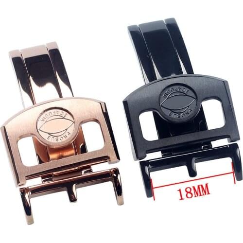 18mm Quality Stainless Steel Deployment Folding Clasp for IWC Mark LE PETIT PRINCE Big PILOT Spitfire Timezon Portuguese Bracele