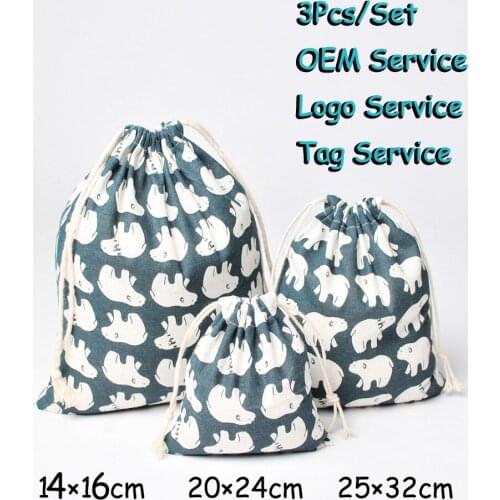 3Pcs/Set Fruit Drawsting bag Jewlery Organizer Perfume Gift Bag Fragrance Aroma Pouch Dry Flower bag Brush Kit Pouch 2020