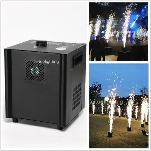 4pcs/lot Disco DJ Stage Eeffect Equipment 500w Spark Cold Safe Firework Machine for Concert Event Celebration