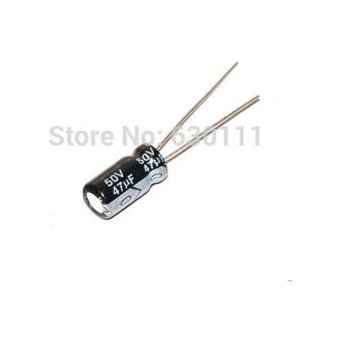 47UF 50V 47mf 105C 6x12mm Aluminum Electrolytic Capacitor 50V47UF radial lead