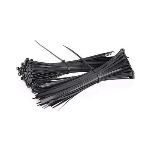 500pcs 4*200mm Nylon Plastic Cable Ties Zip Fasten Wire Wrap Strap