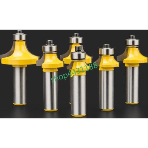 6.35mm / 12.7mm wood cutting machine carbide tool holder milling cutter woodworking trimming engraving carving tool