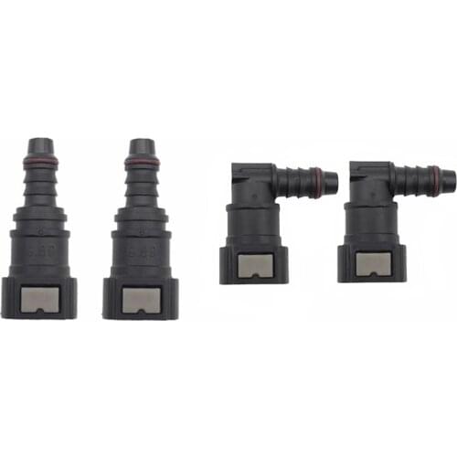 9.89 ID8 Curved Fuel Line Quick Connector, Urea Tube Fastener Pipe Fittings Gas Filter Fitting