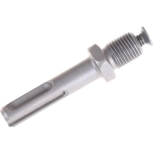 1pc Round Shank Adapter Quick Change Tool Thread Dia SDS Plus Round Shank Keyless Drill Bit Chuck Adapter Converter