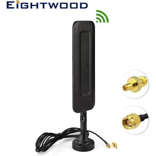 Eightwood 4G LTE 9dBi SMA Male TS9 Antenna for Huawei Netgear ZTE 4G LTE Wireless Router Modem MiFi Mobile Hotspot USB Dongle