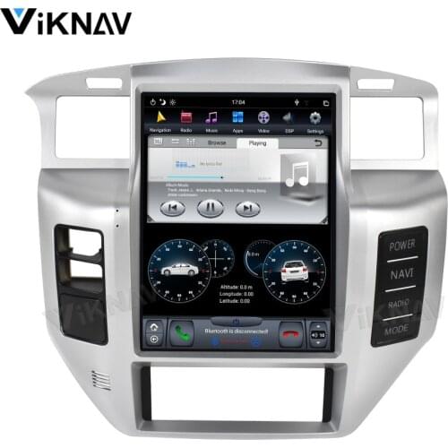 For Nissan Patrol Y61 2004-2019 Android Car radio Multimedia Player Silver