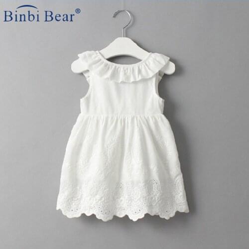 Binbi Bear Summer Dresses For Girls