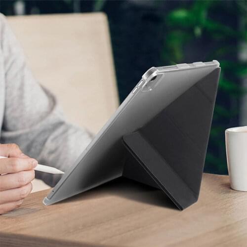 Case for iPad Air 9.7inch 10.2inch Pro 10.5inch Origami Standing Shell Case with Pencil Holder, Multi Angle Magnetic Back Cover