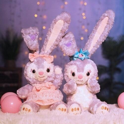 38-70cm Disney Stellalou Plush Bunny Childrens Gift Plush Doll Kawaii Action Figure Anime Figure Anime