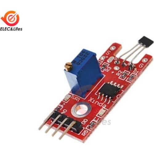 KY-024 4pin Linear Magnetic Hall Switches Speed Counting Sensor Module for Arduino DIY Starter Kit