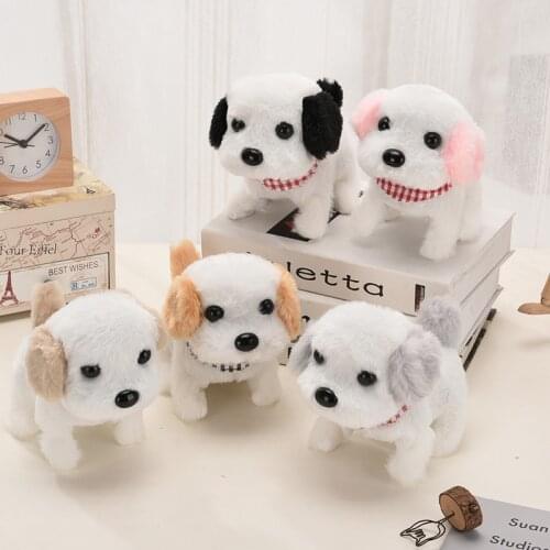 Simulation Electric Teddy Dog Rabbit Cat Poodle Electronic Pets Kawaii Plush Toys Anime Model Doll Stuffed Toy Gift For Children